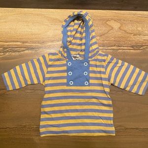 NWT egg baby Hooded Shirt sz 3-6 mo Bamboo blend